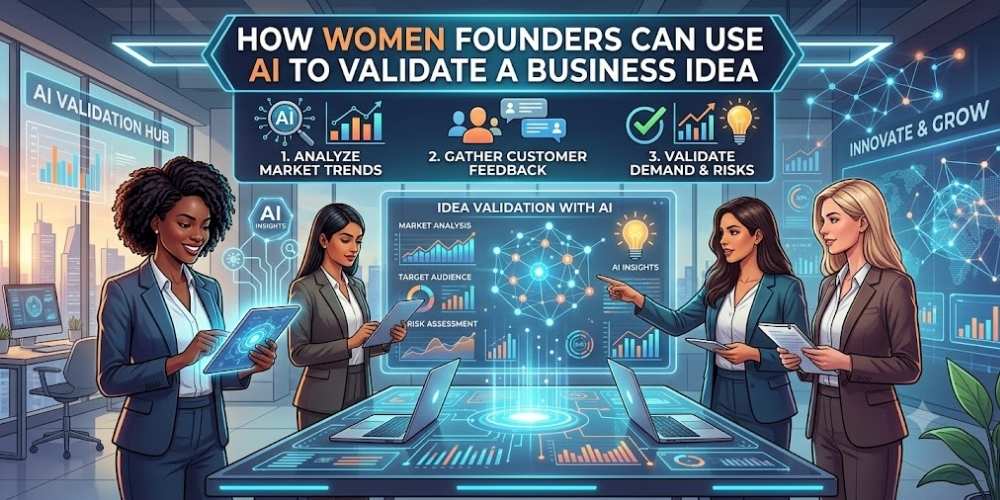 How Women Founders Can Use AI to Validate a Business Idea