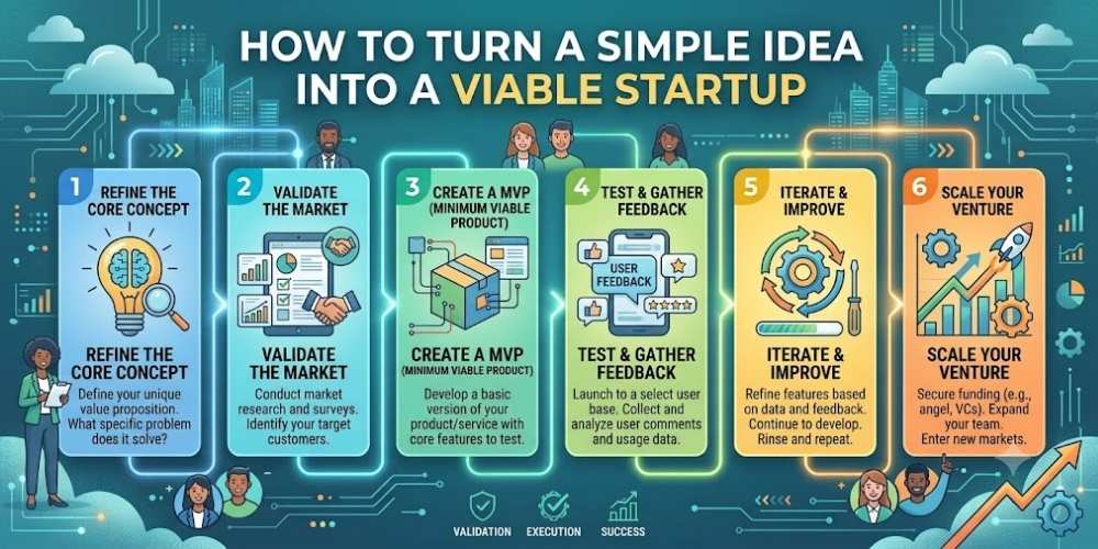 How to Turn a Simple Idea Into a Viable Startup