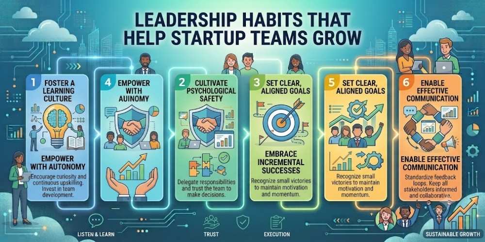 Leadership Habits That Help Startup Teams Grow